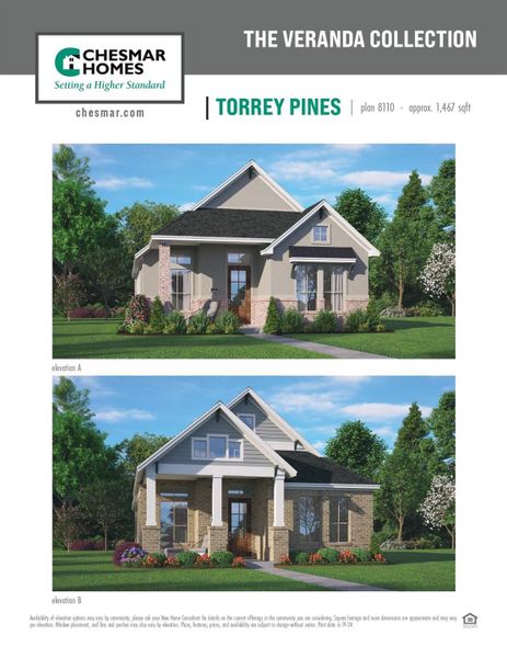 Photos are REPRESENTATIVE of the home /floor plan and are NOT of the actual home. Selections, features, and room options may vary. For more info, contact Chesmar Homes.