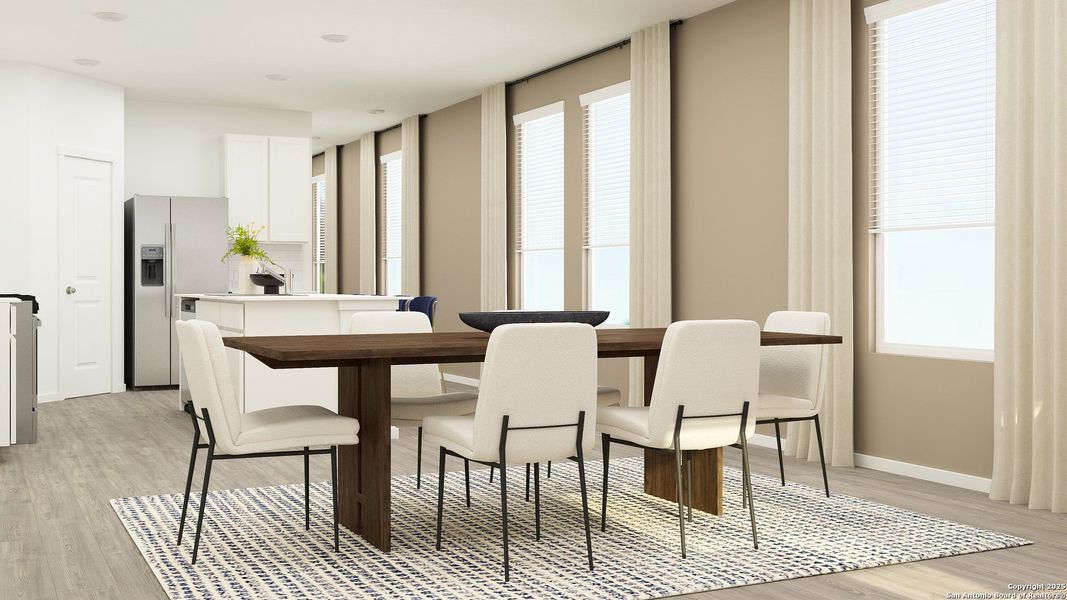 Furnished interior view inside a new home in Navarro Ranch, Seguin (Image 12).