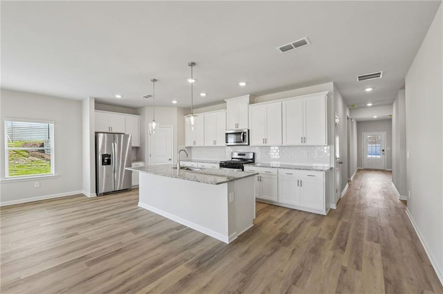 Furnished interior view inside a new home in Preserve at Mountain Creek, Pendergrass (Image 14). Furnished interior view inside a new home in Preserve at Mountain Creek, Pendergrass (Image 14).