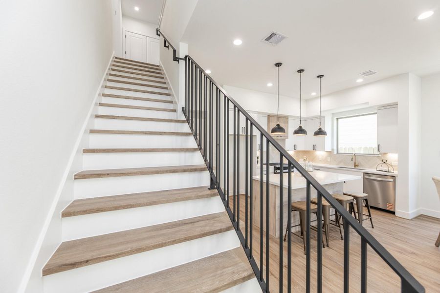 Furnished interior view inside a new home in , Houston (Image 13).