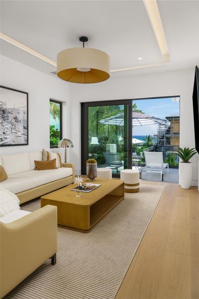 Furnished interior view inside a new home in , Ocean Ridge (Image 11).