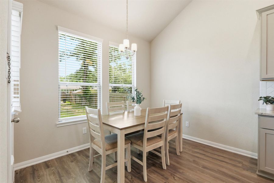 Furnished interior view inside a new home in Deer Trail Estates, Conroe (Image 28).