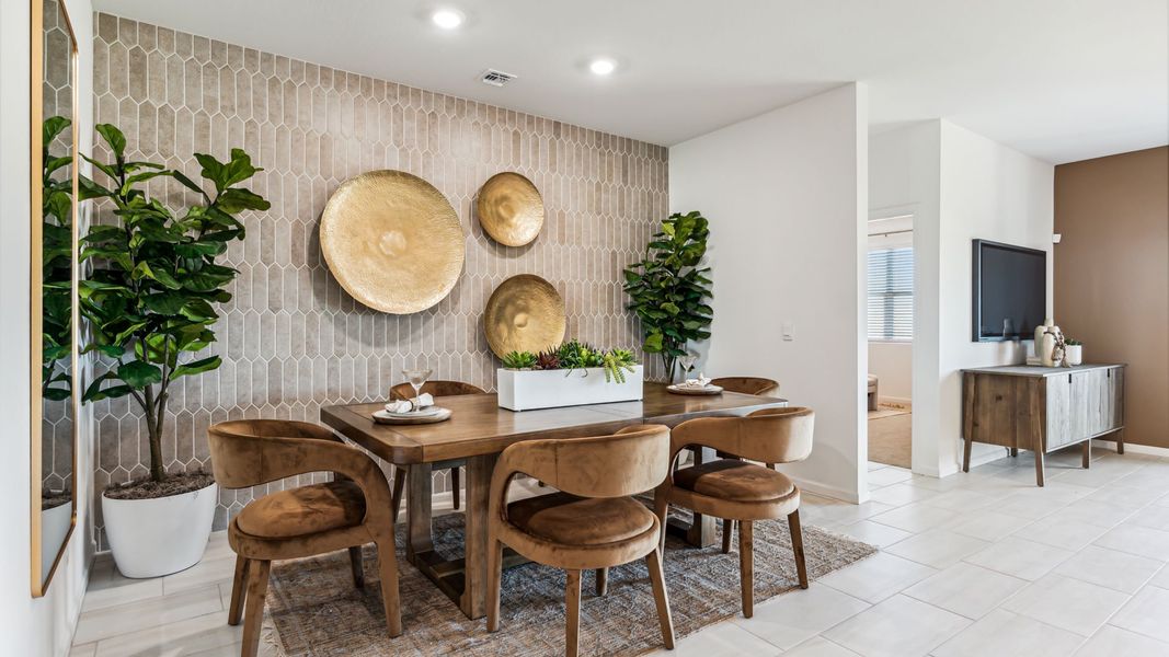 Furnished interior view inside a new home in Copper Falls, Buckeye (Image 12).