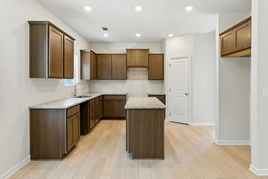 Representative furnished interior of a home built from the Brentwood by Piedmont Residential in Falls Creek, Flowery Branch (Image 4).