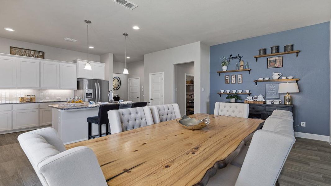 Furnished interior view inside a new home in Eagle Creek, Denton (Image 14).