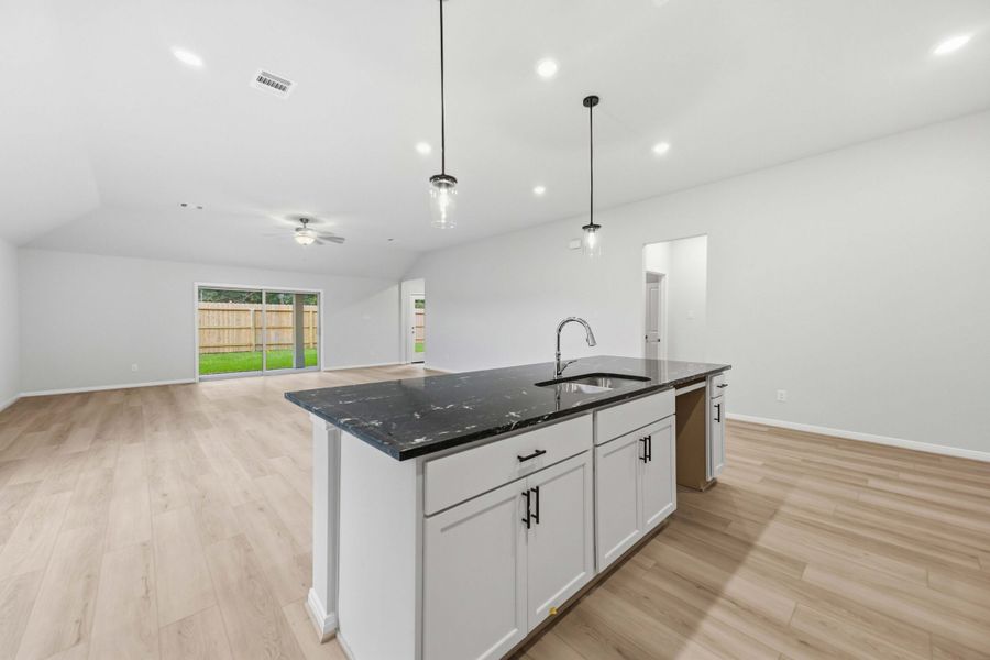 Furnished interior view inside a new home in Sundance Cove, Crosby (Image 6).