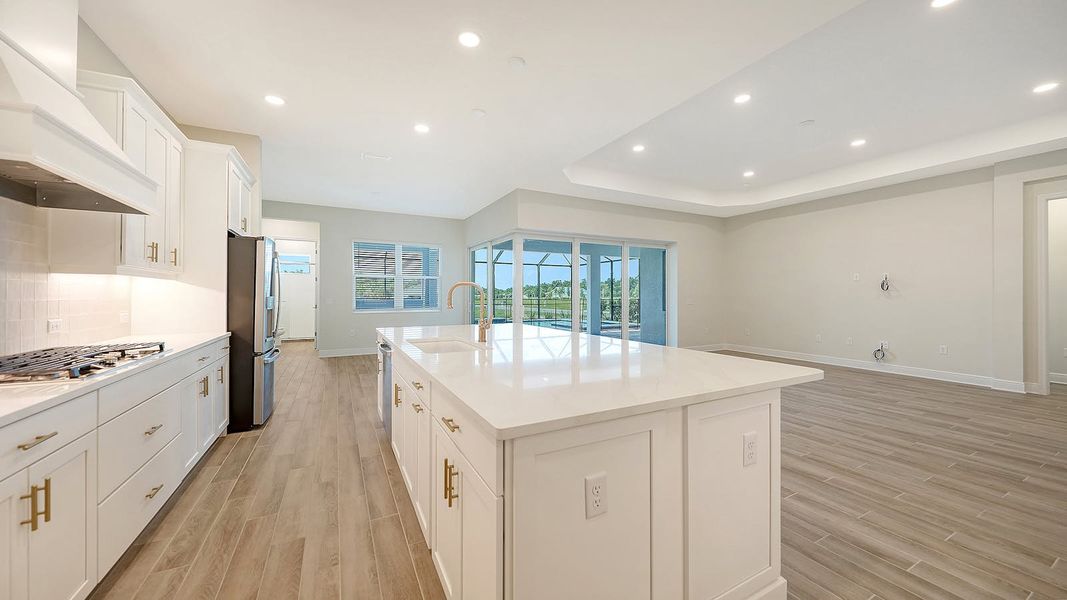 Furnished interior view inside a new home in Canoe Creek Real Estate and Homes for Sale in Parrish, FL - Neal Communities, Parrish (Image 8).
