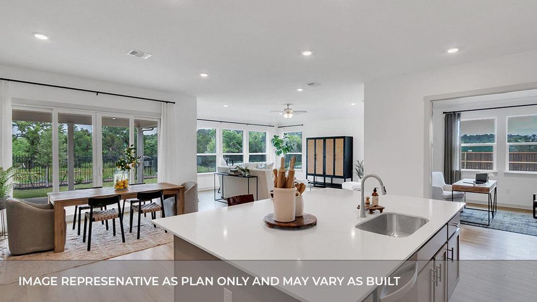 Furnished interior view inside a new home in Rosenbusch Ranch, Leander (Image 30). Furnished interior view inside a new home in Rosenbusch Ranch, Leander (Image 30).