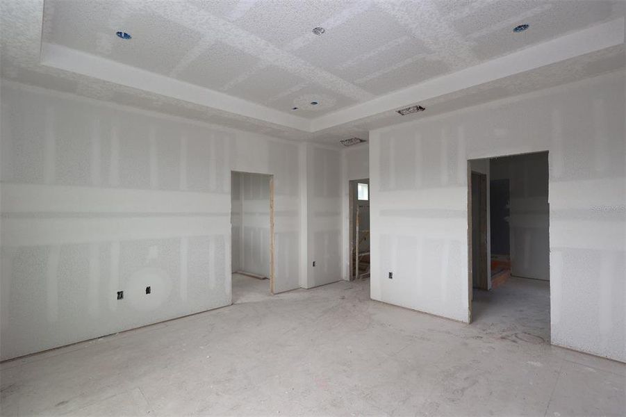 In-progress construction of a new home in Center Lake on the Park, St. Cloud, FL (Image 17).