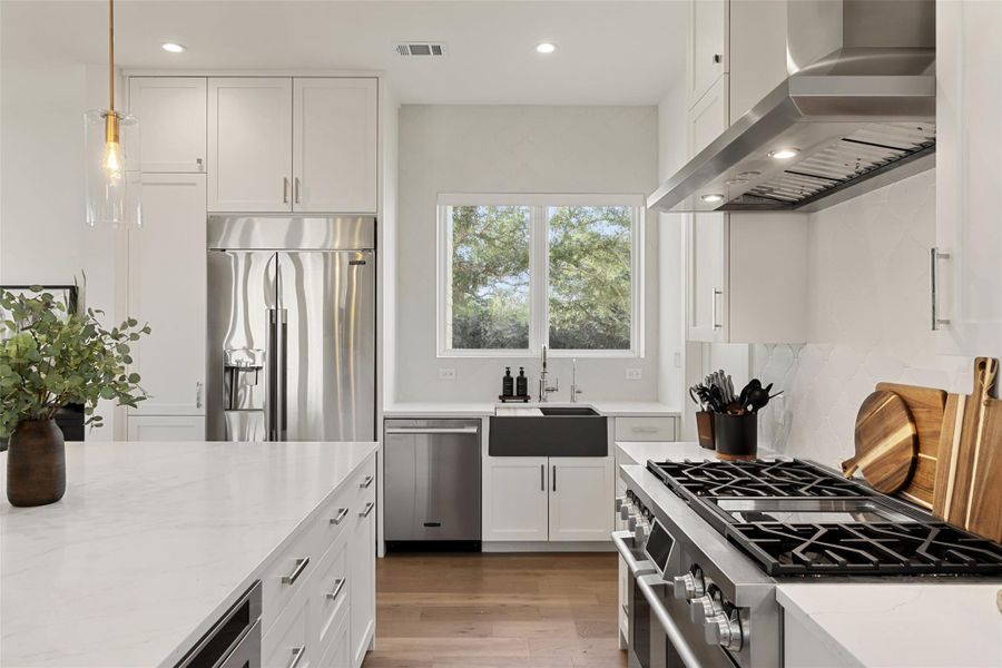 Furnished interior view inside a new home in , Dripping Springs (Image 7).