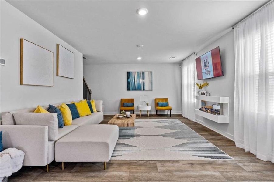 Furnished interior view inside a new home in Southern Hills, McDonough (Image 26).
