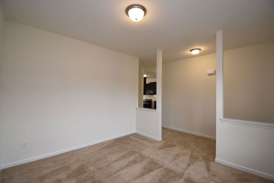 Representative furnished interior of a home built from the Irvine by Keystone Homes NC in The Wilcox, Greensboro (Image 12).