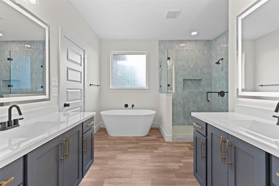 Furnished interior view inside a new home in , Lindale (Image 12).