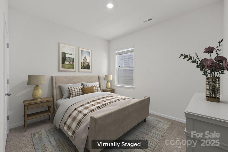 Furnished interior view inside a new home in Secrest Commons, Monroe (Image 28).