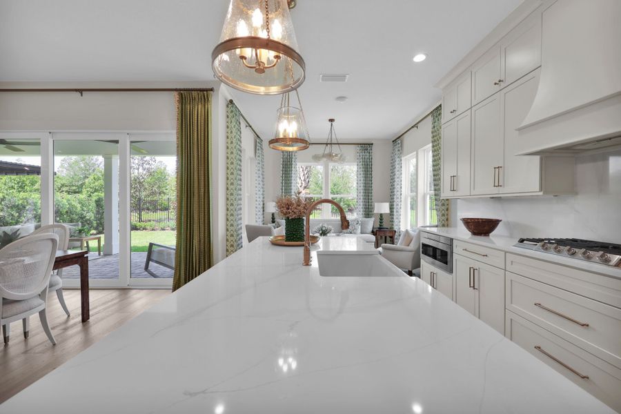Representative furnished interior of a home built from the Scarlett by Riverside Homes in Mariposa at EverRange 50' Series, Jacksonville (Image 47).