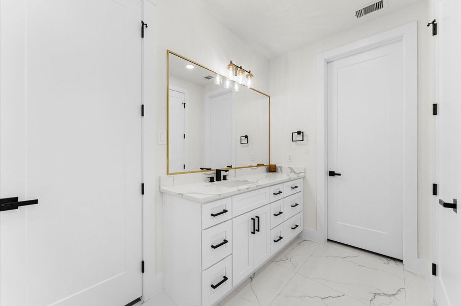 Second vanity in primary bathroom Second vanity in primary bathroom