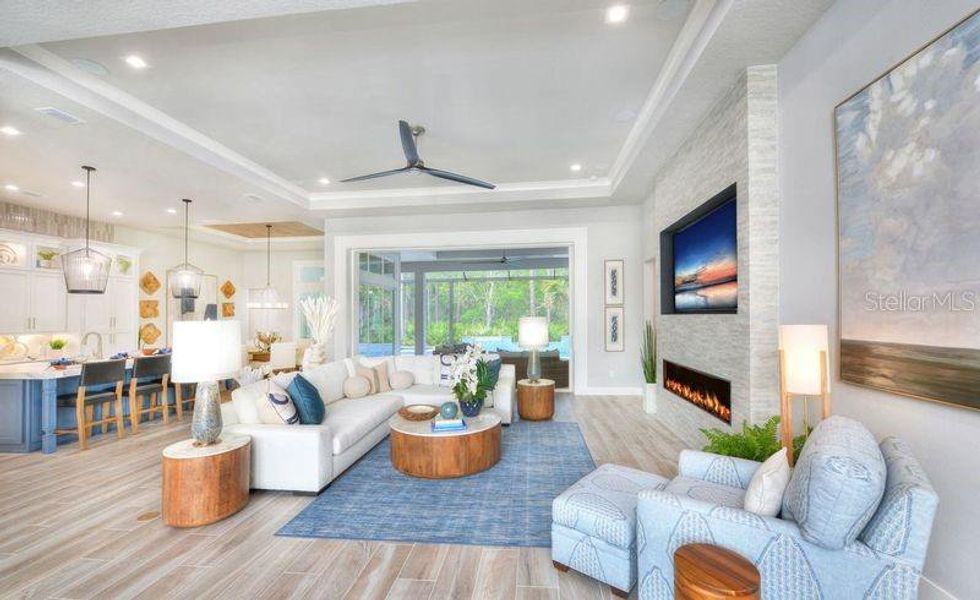 Furnished interior view inside a new home in , Ormond Beach (Image 13).