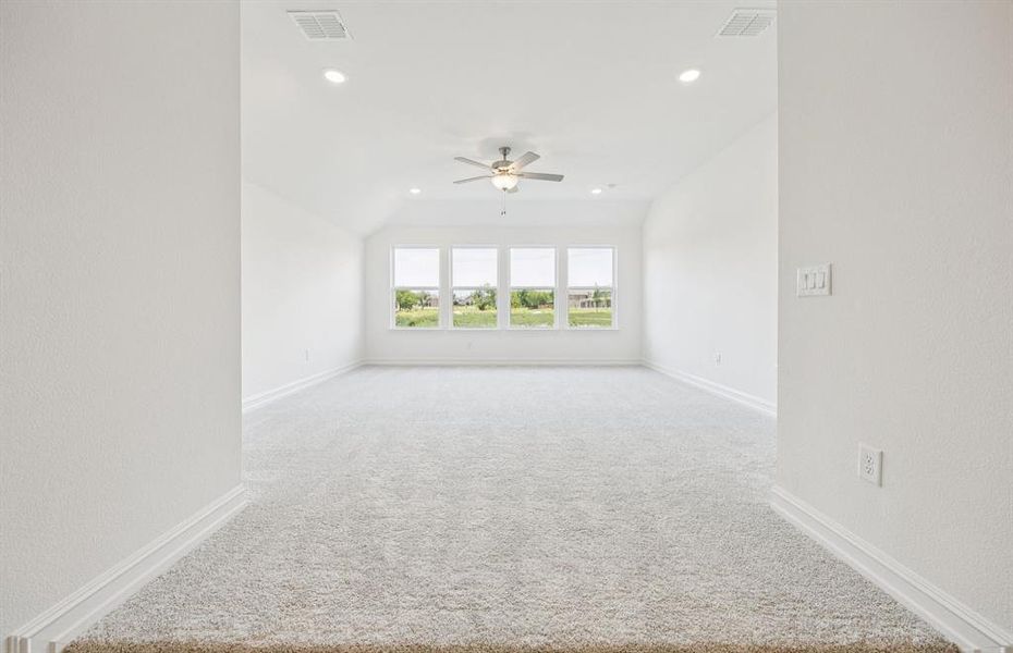 Light-filled loft area providing additional living space *Real home pictured Light-filled loft area providing additional living space *Real home pictured