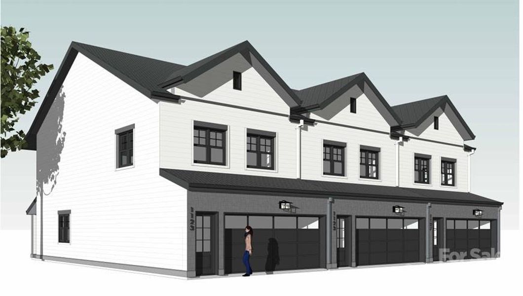 Exterior rendering of this home design in , Charlotte, NC (Image 7).