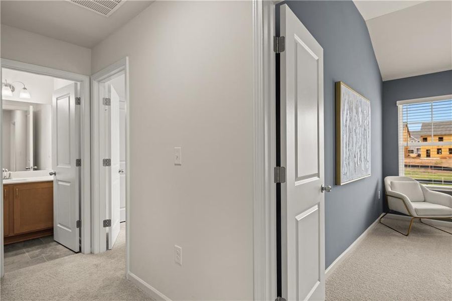 Furnished interior view inside a new home in Walden Park - The Retreat, Jonesboro (Image 15).