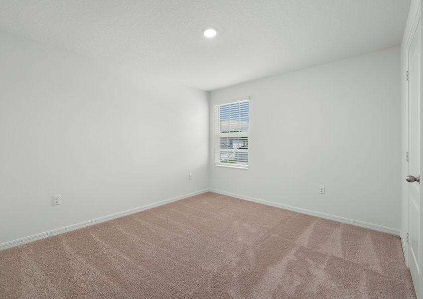 Each bedroom features its own closet Each bedroom features its own closet