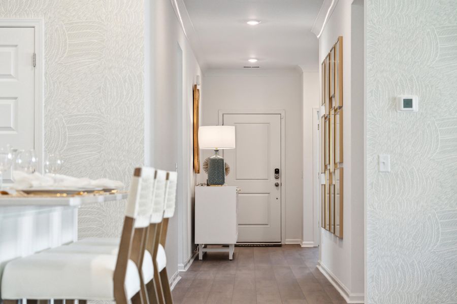 Furnished interior view inside a new home in Horizons at Summers Corner | 55+, Summerville (Image 9).