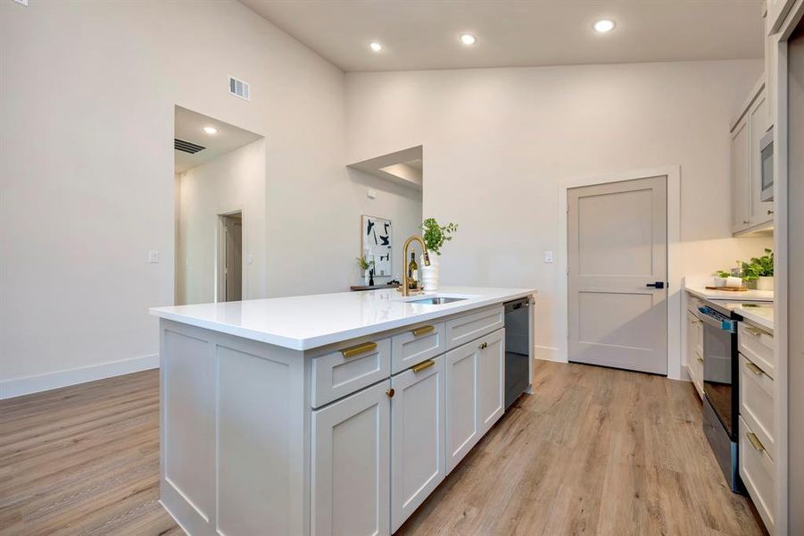 Furnished interior view inside a new home in , Fort Worth (Image 13).
