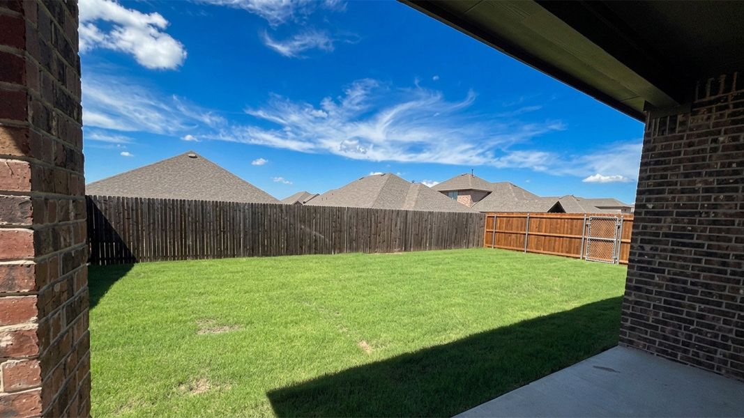 Exterior details and patio area of a home in Lakewood Trails, Forney (Image 3). Exterior details and patio area of a home in Lakewood Trails, Forney (Image 3).
