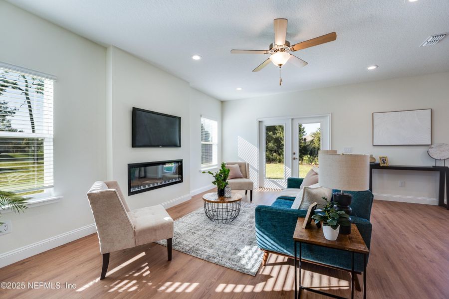 Furnished interior view inside a new home in , Jacksonville (Image 29).