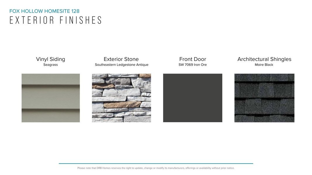 Sample of building materials used in homes in Fox Hollow, Spartanburg (Image 31). Sample of building materials used in homes in Fox Hollow, Spartanburg (Image 31).
