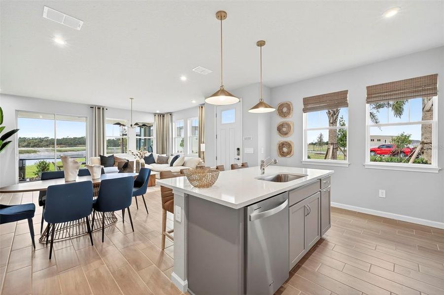 Furnished interior view inside a new home in Crosswind Ranch, Parrish (Image 15).