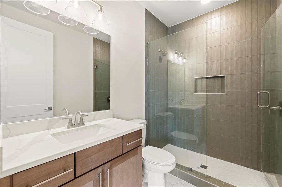 Furnished interior view inside a new home in , Alpharetta (Image 15).