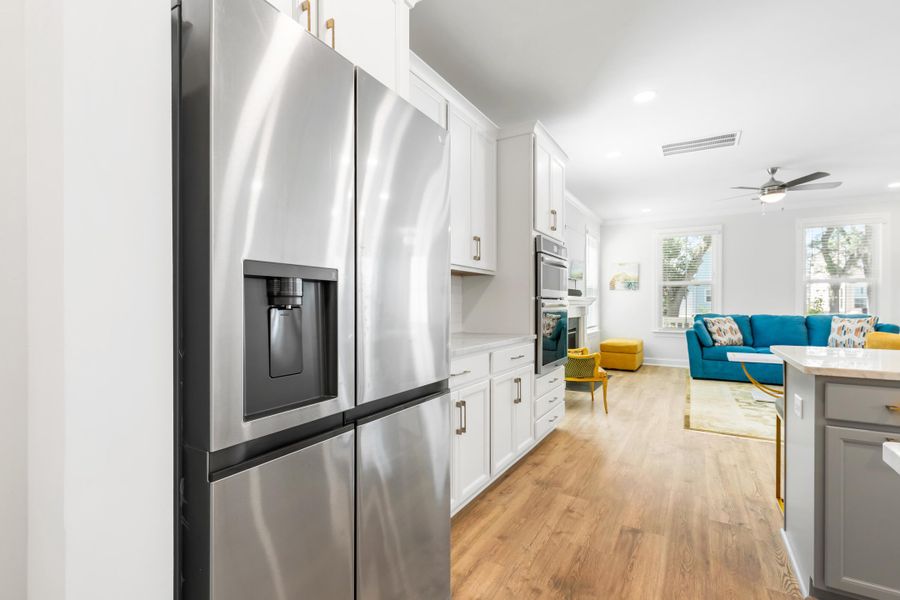Furnished interior view inside a new home in Oak Bluff, Charleston (Image 14).