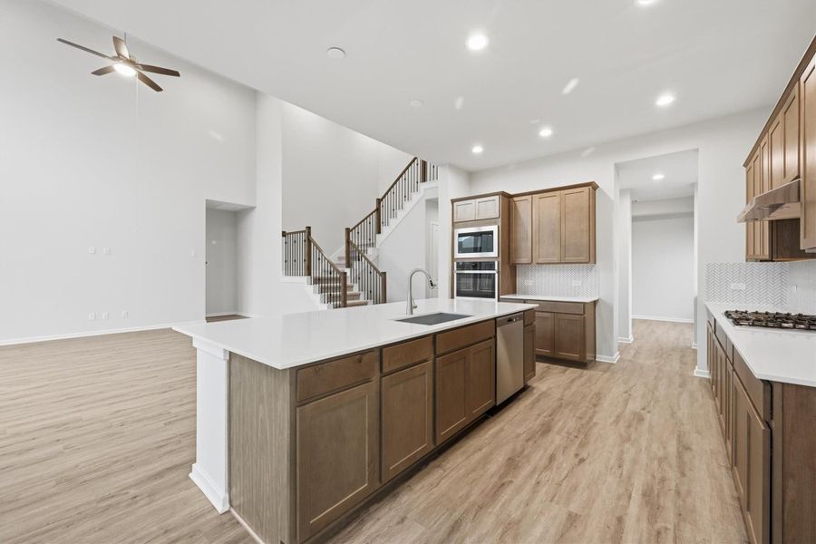 Furnished interior view inside a new home in Canterra Creek  60', Iowa Colony (Image 15).