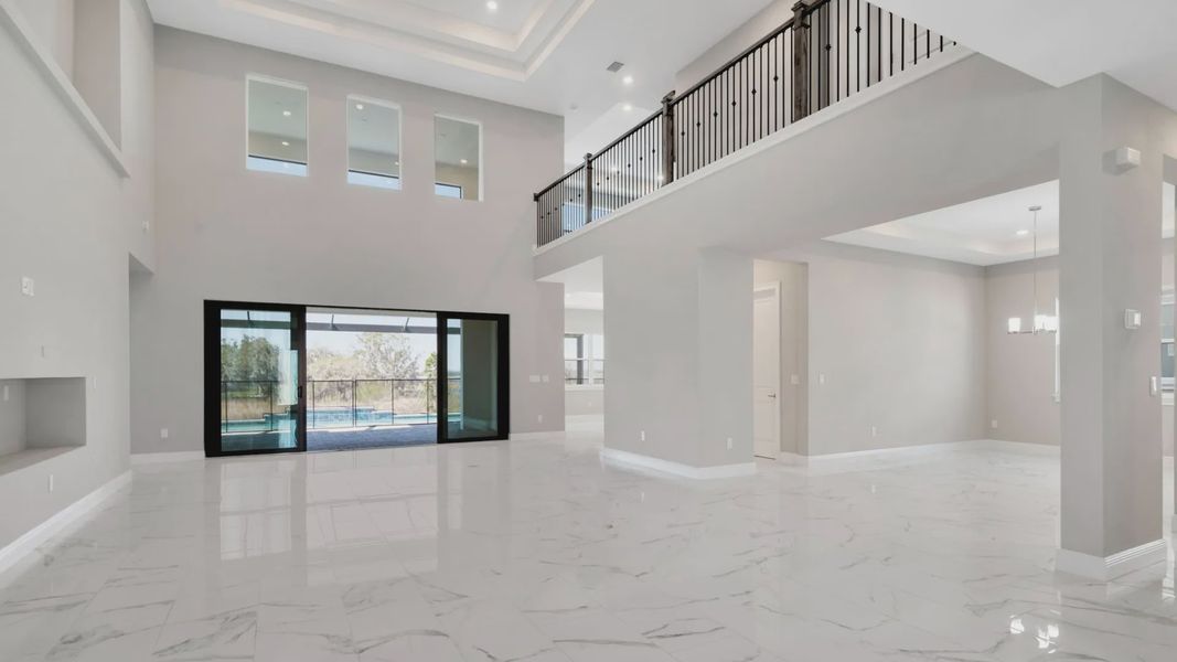 Representative furnished interior of a home built from the Canary by DRB Homes in River Preserve Estates, Parrish (Image 6).