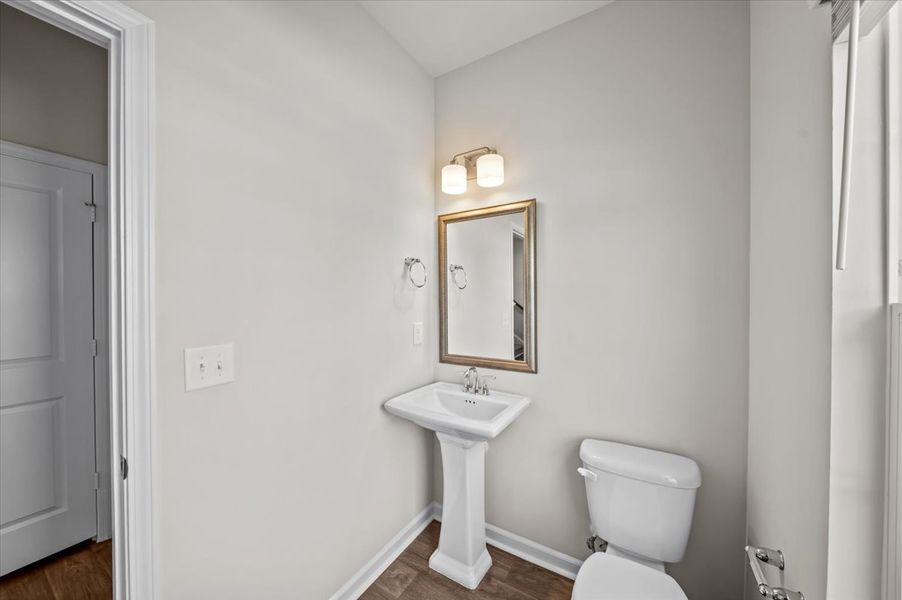 Representative furnished interior of a home built from the Palmetto II by McGuinn Homes in Clarke Townes, Anderson (Image 50).