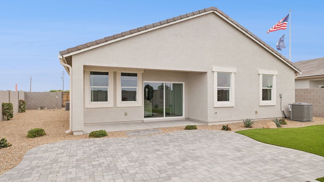 Exterior details and patio area of a home in Western Crossing, Florence (Image 3).