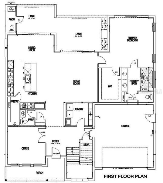 2D floor plan layout of this home in , Sarasota, FL (Image 5).