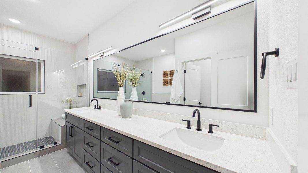 Primary bathroom Primary bathroom