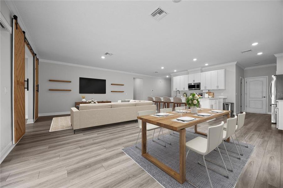 Furnished interior view inside a new home in , Newberry (Image 5).