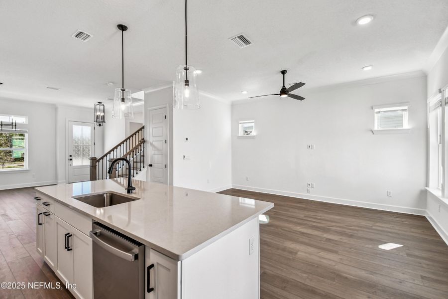 Furnished interior view inside a new home in , Jacksonville (Image 8).