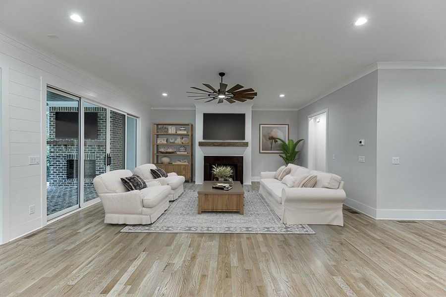 Furnished interior view inside a new home in , Cumming (Image 15).