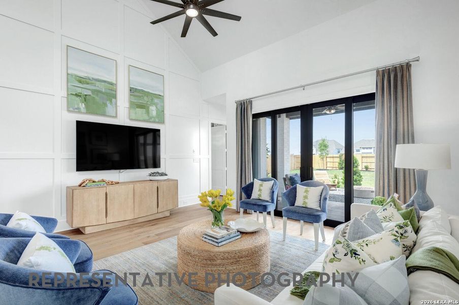 Furnished interior view inside a new home in Davis Ranch, San Antonio (Image 29).