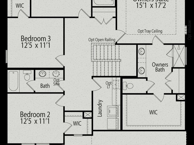 2D floor plan layout of this home in Montrose, Aberdeen, NC (Image 3).