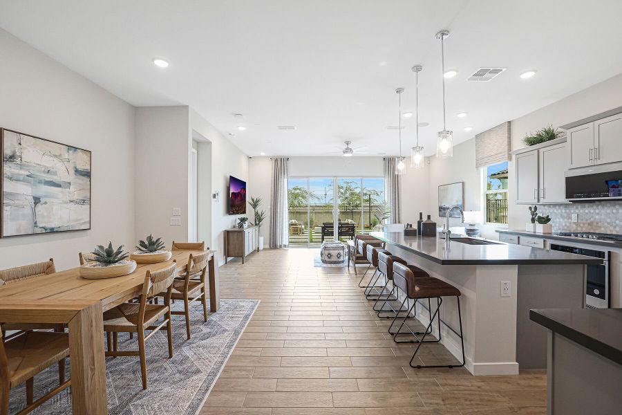 Representative furnished interior of a home built from the Copper by Mattamy Homes in Empire Pointe, Queen Creek (Image 12).