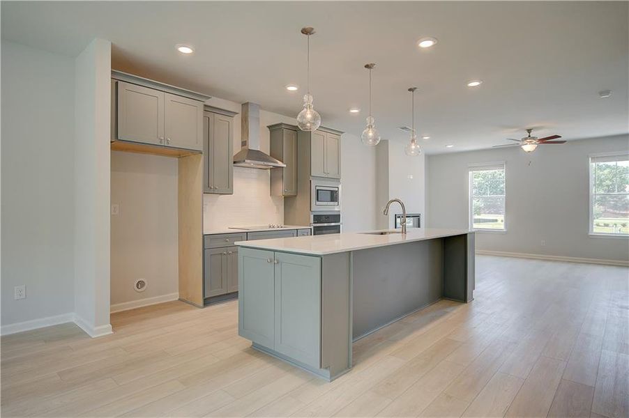 Furnished interior view inside a new home in Daybreak, Newnan (Image 9).