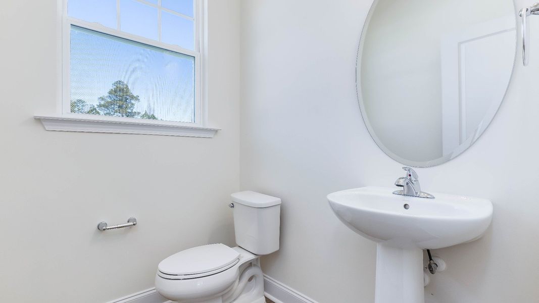 Furnished interior view inside a new home in Battle Bridge, Raleigh (Image 20).