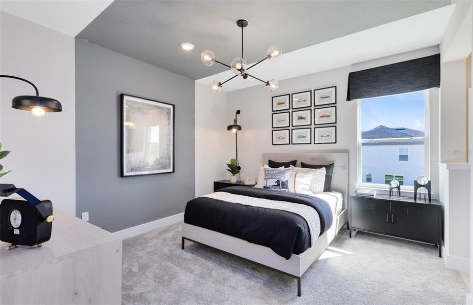 Furnished interior view inside a new home in Parkside Trails, Clermont (Image 29). Furnished interior view inside a new home in Parkside Trails, Clermont (Image 29).