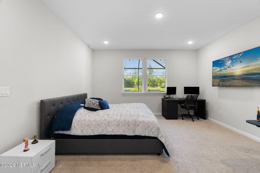 Furnished interior view inside a new home in RiverTown - Settlement, St. Johns (Image 18).
