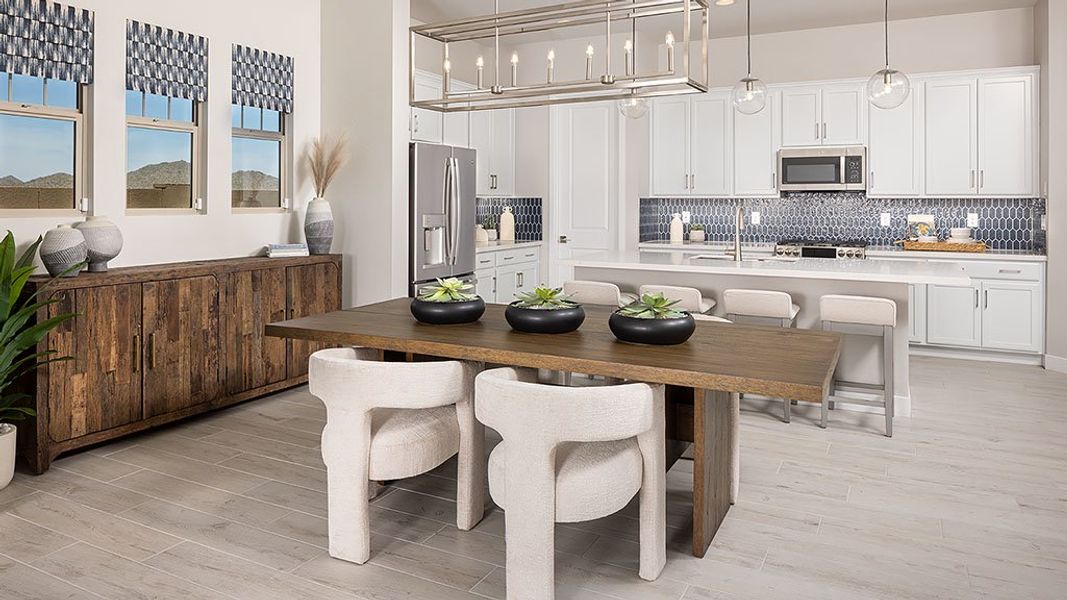 Furnished interior view inside a new home in Aloravita South, Peoria (Image 9).